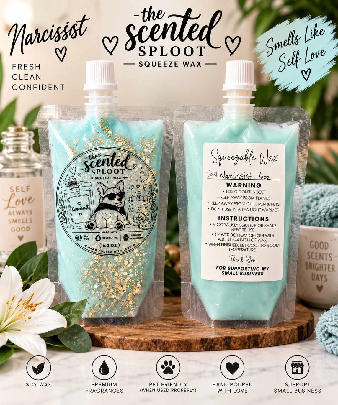 Narcissist Squeeze Wax
