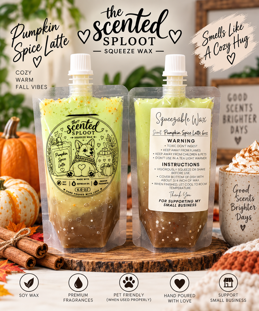 Pumpkin Spice Latte Squeeze Wax( Seasonal)
